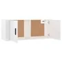Mueble para TV de pared blanco brillante 100x34,5x40 cm de vidaXL, Muebles TV - Ref: Foro24-816634, Precio: 77,72 €, Descuent...