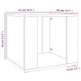 Mesita de noche madera contrachapada roble Sonoma 41x40x36 cm de vidaXL, Mesitas de noche - Ref: Foro24-816547, Precio: 32,00...