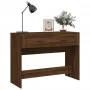 Mesa consola madera contrachapada roble marrón 100x39x75 cm de vidaXL, Mesas - Ref: Foro24-816783, Precio: 66,71 €, Descuento: %