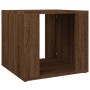 Mesita de noche madera contrachapada roble marrón 41x40x36 cm de vidaXL, Mesitas de noche - Ref: Foro24-816551, Precio: 31,42...