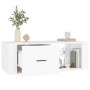 Mesa de centro madera contrachapada blanco 100x50,5x35 cm de vidaXL, Mesas de centro - Ref: Foro24-816536, Precio: 58,24 €, D...