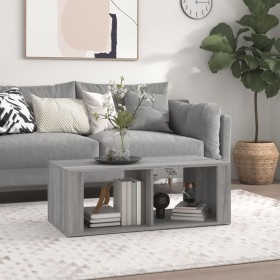 Mesa de centro madera contrachapada gris Sonoma 100x50x36 cm de vidaXL, Mesas de centro - Ref: Foro24-816526, Precio: 56,40 €...