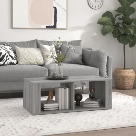 Sonoma gray plywood coffee table 100x50x36 cm by vidaXL, Coffee table - Ref: Foro24-816526, Price: 55,68 €, Discount: %