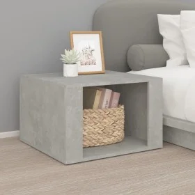 Mesita de noche madera contrachapada gris hormigón 57x55x36 cm de vidaXL, Mesitas de noche - Ref: Foro24-816556, Precio: 35,3...