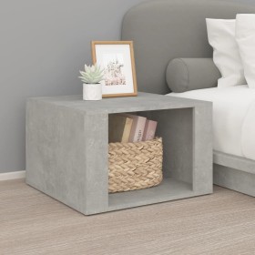 Mesita de noche madera contrachapada gris hormigón 57x55x36 cm de vidaXL, Mesitas de noche - Ref: Foro24-816556, Precio: 35,6...