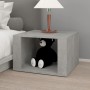 Mesita de noche madera contrachapada gris hormigón 57x55x36 cm de vidaXL, Mesitas de noche - Ref: Foro24-816556, Precio: 35,6...