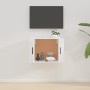 Mueble para TV de pared blanco brillante 57x34,5x40 cm de vidaXL, Muebles TV - Ref: Foro24-816618, Precio: 30,07 €, Descuento: %