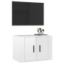 Mueble para TV de pared blanco brillante 57x34,5x40 cm de vidaXL, Muebles TV - Ref: Foro24-816618, Precio: 30,07 €, Descuento: %