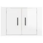 Mueble para TV de pared blanco brillante 57x34,5x40 cm de vidaXL, Muebles TV - Ref: Foro24-816618, Precio: 30,07 €, Descuento: %