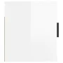 Mueble para TV de pared blanco brillante 57x34,5x40 cm de vidaXL, Muebles TV - Ref: Foro24-816618, Precio: 30,07 €, Descuento: %