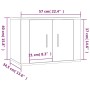 Mueble para TV de pared blanco brillante 57x34,5x40 cm de vidaXL, Muebles TV - Ref: Foro24-816618, Precio: 30,07 €, Descuento: %