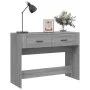 Mesa consola madera contrachapada gris Sonoma 100x39x75 cm de vidaXL, Mesas - Ref: Foro24-816782, Precio: 63,50 €, Descuento: %