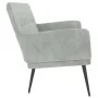 Light gray velvet bench 108x79x79 cm by vidaXL, Banks - Ref: Foro24-351414, Price: 124,85 €, Discount: %