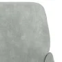 Banco de terciopelo gris claro 108x79x79 cm de vidaXL, Bancos - Ref: Foro24-351414, Precio: 124,85 €, Descuento: %