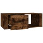 Mesa de centro madera contrachapada roble ahumado 100x50,5x35cm de vidaXL, Mesas de centro - Ref: Foro24-816541, Precio: 59,0...