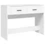 Mesa consola de madera contrachapada blanco 100x39x75 cm de vidaXL, Mesas - Ref: Foro24-816776, Precio: 63,50 €, Descuento: %