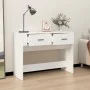 Mesa consola de madera contrachapada blanco 100x39x75 cm de vidaXL, Mesas - Ref: Foro24-816776, Precio: 63,50 €, Descuento: %