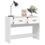 Mesa consola de madera contrachapada blanco 100x39x75 cm de vidaXL, Mesas - Ref: Foro24-816776, Precio: 63,50 €, Descuento: %