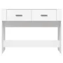 Mesa consola de madera contrachapada blanco 100x39x75 cm de vidaXL, Mesas - Ref: Foro24-816776, Precio: 63,50 €, Descuento: %