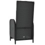 Sillas de jardín reclinables con cojines 2 uds ratán PE negro de vidaXL, Sillas de jardín - Ref: Foro24-319892, Precio: 236,9...