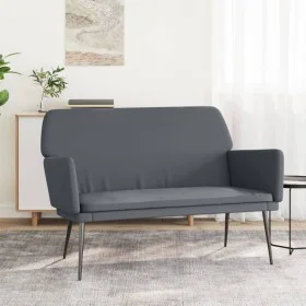 Banco de terciopelo gris oscuro 108x79x79 cm de vidaXL, Bancos - Ref: Foro24-351383, Precio: 117,55 €, Descuento: %