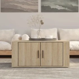 Sonoma oak plywood coffee table 80x50x36 cm by vidaXL, Coffee table - Ref: Foro24-816515, Price: 62,70 €, Discount: %