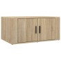 Mesa de centro madera contrachapada roble Sonoma 80x50x36 cm de vidaXL, Mesas de centro - Ref: Foro24-816515, Precio: 63,46 €...