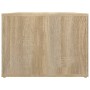 Mesa de centro madera contrachapada roble Sonoma 80x50x36 cm de vidaXL, Mesas de centro - Ref: Foro24-816515, Precio: 63,46 €...