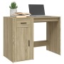 Escritorio madera contrachapada color roble Sonoma 100x49x75 cm de vidaXL, Escritorios - Ref: Foro24-816787, Precio: 80,74 €,...