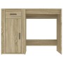 Escritorio madera contrachapada color roble Sonoma 100x49x75 cm de vidaXL, Escritorios - Ref: Foro24-816787, Precio: 80,74 €,...