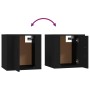 Mueble para TV de pared negro 40x34,5x40 cm de vidaXL, Muebles TV - Ref: Foro24-816642, Precio: 28,91 €, Descuento: %