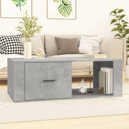 Concrete gray plywood coffee table 100x50.5x35cm by vidaXL, Coffee table - Ref: Foro24-816540, Price: 68,98 €, Discount: %