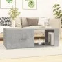 Concrete gray plywood coffee table 100x50.5x35cm by vidaXL, Coffee table - Ref: Foro24-816540, Price: 68,98 €, Discount: %