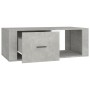 Mesa de centro madera contrachapada gris hormigón 100x50,5x35cm de vidaXL, Mesas de centro - Ref: Foro24-816540, Precio: 69,8...