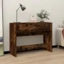 Mesa consola madera contrachapada roble ahumado 100x39x75 cm de vidaXL, Mesas - Ref: Foro24-816781, Precio: 61,73 €, Descuent...
