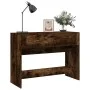 Mesa consola madera contrachapada roble ahumado 100x39x75 cm de vidaXL, Mesas - Ref: Foro24-816781, Precio: 61,73 €, Descuent...