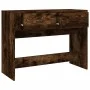 Mesa consola madera contrachapada roble ahumado 100x39x75 cm de vidaXL, Mesas - Ref: Foro24-816781, Precio: 61,73 €, Descuent...