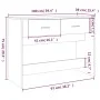 Mesa consola madera contrachapada roble ahumado 100x39x75 cm de vidaXL, Mesas - Ref: Foro24-816781, Precio: 61,73 €, Descuent...