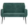 Banco de terciopelo verde oscuro 108x79x79 cm de vidaXL, Bancos - Ref: Foro24-351416, Precio: 139,32 €, Descuento: %