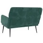 Banco de terciopelo verde oscuro 108x79x79 cm de vidaXL, Bancos - Ref: Foro24-351416, Precio: 139,32 €, Descuento: %