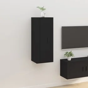 Mueble para TV de pared negro 40x34,5x100 cm de vidaXL, Muebles TV - Ref: Foro24-816681, Precio: 53,76 €, Descuento: %