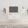 Muebles para TV de pared 2 uds blanco 40x34,5x40 cm de vidaXL, Muebles TV - Ref: Foro24-816641, Precio: 36,92 €, Descuento: %