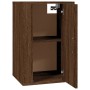 Muebles para TV de pared 2 uds roble marrón 40x34,5x60 cm de vidaXL, Muebles TV - Ref: Foro24-816671, Precio: 67,01 €, Descue...