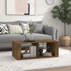Smoked oak plywood coffee table 100x50x36 cm by vidaXL, Coffee table - Ref: Foro24-816525, Price: 45,93 €, Discount: %