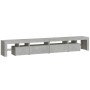 Mueble de TV con luces LED gris hormigón 260x36,5x40 cm de vidaXL, Muebles TV - Ref: Foro24-3152821, Precio: 151,54 €, Descue...