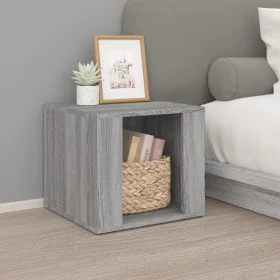 Mesita de noche madera contrachapada gris Sonoma 41x40x36 cm de vidaXL, Mesitas de noche - Ref: Foro24-816550, Precio: 30,50 ...