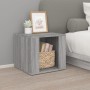 Mesita de noche madera contrachapada gris Sonoma 41x40x36 cm de vidaXL, Mesitas de noche - Ref: Foro24-816550, Precio: 30,89 ...