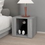 Mesita de noche madera contrachapada gris Sonoma 41x40x36 cm de vidaXL, Mesitas de noche - Ref: Foro24-816550, Precio: 30,89 ...