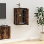 Mueble para TV de pared roble ahumado 40x34,5x60 cm de vidaXL, Muebles TV - Ref: Foro24-816666, Precio: 41,04 €, Descuento: %