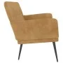 Banco de terciopelo marrón 108x79x79 cm de vidaXL, Bancos - Ref: Foro24-351421, Precio: 141,32 €, Descuento: %